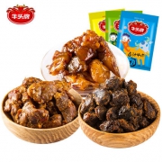 贵州特产 牛头牌 牛肉粒/卤汁牛肉/卤汁牛筋组合装 100g*3袋