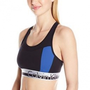 Calvin Klein Color Blocked Logo Elastic 女士运动内衣