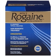 Rogaine Mens Extra Strength Solution, 2 Oz. (Pack of 3)