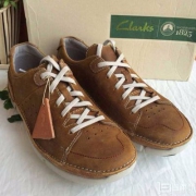 降￥100，Clarks 其乐 Trikeyon Mix 男士三瓣底真皮休闲鞋 Prime会员免费直邮含税