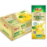 众果 100% 金冠黄元帅苹果汁 250ml*12盒
