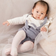 空调房内来一双！依蔻豆 婴儿高筒 网眼镂空 过膝袜 5.8元包邮（8.8-3）