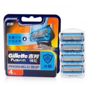 Gillette 吉列 手动剃须刀锋隐致护冰酷刮胡刀片（4刀头）+沙宣洗发水 750ml+乐而雅 日用护翼型卫生巾22.5cm 20片