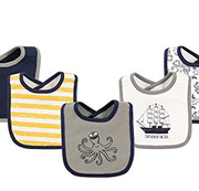 凑单品： Hudson Baby 50971 纯棉口水巾 5件装