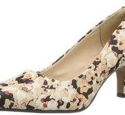 中亚prime会员！Clarks 其乐 Isidora Faye女士真皮印花高跟单鞋 到手约255元