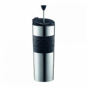 波顿（Bodum）  不锈钢法压咖啡旅行杯 450ml 3色可选
