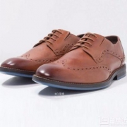 限8码，17年新款 Clarks 其乐 男士真皮烤花牛津鞋 PRIME会员免费直邮