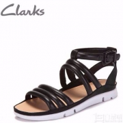 Clarks 其乐 Tri Nyla 女士真皮休闲凉鞋 Prime会员免费直邮