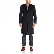 Tommy Hilfiger 男士 Bolton 单排扣 羊毛大衣44 Regular  Charcoal色