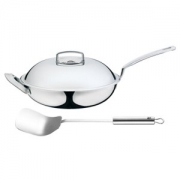 WMF 福腾宝 不锈钢炒锅 28cm（899-400）到手价499