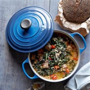 锅具中的LV:Le Creuset 酷彩 经典珐琅锅 24CM 马赛蓝