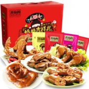 善味阁 猪蹄鸭胗鸭脖大礼包 995g *2件
