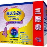 惠氏 金装幼儿乐配方奶粉 4段1200g*2件