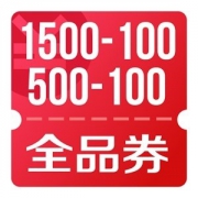 京东优惠券 Plus会员抽 全品类199-20、599-50、500-100、1500-100券
