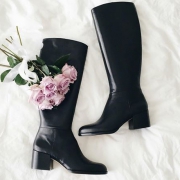 Sam Edelman    女士真皮及膝长靴