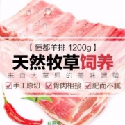 限地区，恒都 羔羊排 1.2Kg