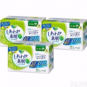 乐而雅 F系列 日用量多超轻薄护翼卫生巾22.5cm*20片*3包 Prime会员凑单免费直邮