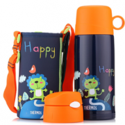 THERMOS 膳魔师FFG-603L BL  儿童保温杯吸管杯630ml    168元（268-100）