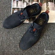 17年新款，Clarks 其乐 Trigen Lace男士三瓣底真皮休闲运动鞋 2色 Prime会员免费直邮