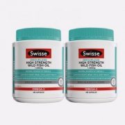 Swisse 深海鱼油欧米茄3软胶囊 1500mg 400粒*2瓶
