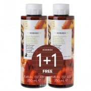 价值£16，Korres 珂诺诗 限量版买1赠1沐浴露 250ml*2瓶 5款 新低£4.8（£6 2件起8折）