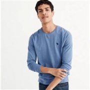 小编力荐！Abercrombie & Fitch 男士长袖T恤