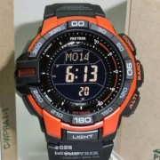 Casio 卡西欧 PRG-270-4CR 反显 三重感应器 太阳能登山表 新低$81
