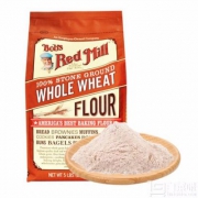 美国进口，Bob's Red Mill 鲍勃红磨坊 全小麦烘焙粉 2.27kg*4袋