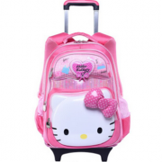 Hellokitty凯蒂猫 儿童拉杆书包