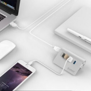 ORICO奥睿科 M3H4 全铝MAC分线器4口USB3.0