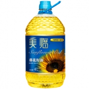 美临 一级葵花籽油 食用油 欧洲进口原料 家庭装 4L