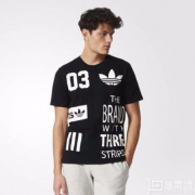 adidas 阿迪达斯 三叶草 AO0539 男子纯棉短袖T恤