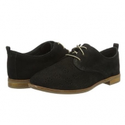其乐（Clarks）  Alania Posey女士真皮平底英伦系带小皮鞋
