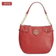 低于海淘：Tommy Hilfiger 女士真皮单肩包