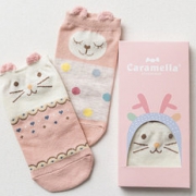 小编推荐！CARAMELLA 春夏女士时尚船袜 10双装  23.9元包邮（38.5-15）