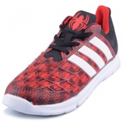 阿迪达斯 adidas 小中童跑步鞋 Marvel Spider-Man K 儿童运动鞋 BA9408 红/白  28.5码/10.5K(UK)