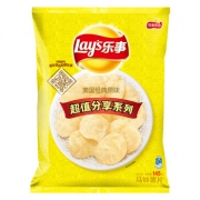 乐事 经典原味薯片 145g 超大袋*8袋+凑单