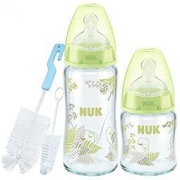 NUK 新生儿 宽口玻璃奶瓶套装