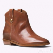 怒降40刀，MICHAEL Michael Kors 女士Ashton真皮踝靴 2色 1.5折$29.99