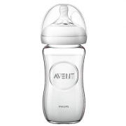 飞利浦新安怡（AVENT）  自然系列 SCF673/13 宽口玻璃奶瓶 240ml