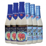 【京东超市】比利时进口啤酒 Delirium 粉象（深粉*3/浅粉*3）啤酒 精酿啤酒 组合装 330ml*6瓶 *2件