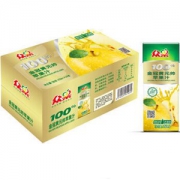 【京东超市】【众果100%纯果汁】金冠黄元帅苹果汁（250ml×24盒）黄金产地优选品种 不添加糖色素防腐剂