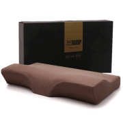 365SLEEP  蝶形颈椎记忆枕 舒适版M号 亚麻色