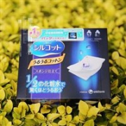 整箱购买最优惠！Unicharm/尤妮佳 易吸收化妆棉40枚×36盒 简单好用