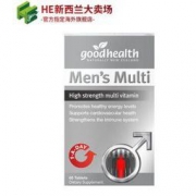 远离亚健康：GOOD HEALTH 男士多种复合维生素矿物质 60片 提高免疫力
