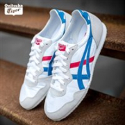 Onitsuka Tiger鬼冢虎Serrano 中性翻毛复古鞋 白黄色