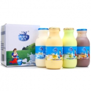 限地区：弗里生乳牛 蜜瓜奶 香蕉奶 草莓味奶 巧克力奶 混合装243ml*4