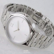 Calvin Klein 女士石英钢带腕表 $75 免费直邮