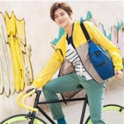 傻狍子鹿晗同款！Coach 蔻驰 Refined Pebbled Campus Pack男士真皮单肩包 复古绿