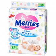 【买遍618】Kao 花王 Merries 婴儿纸尿裤 S82片